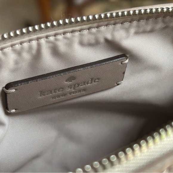 Kate Spade Link Small Cosmetic Case Pouch tan - Picture 5 of 7